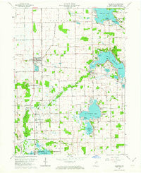 Leesburg Indiana Historical topographic map, 1:24000 scale, 7.5 X 7.5 Minute, Year 1962