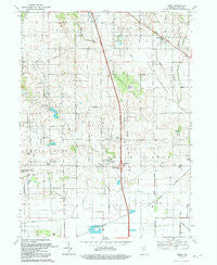 Leroy Indiana Historical topographic map, 1:24000 scale, 7.5 X 7.5 Minute, Year 1992