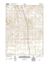 Leroy Indiana Historical topographic map, 1:24000 scale, 7.5 X 7.5 Minute, Year 2013