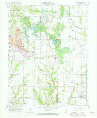 Lewis Indiana Historical topographic map, 1:24000 scale, 7.5 X 7.5 Minute, Year 1963