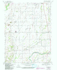 Lewis Creek Indiana Historical topographic map, 1:24000 scale, 7.5 X 7.5 Minute, Year 1968