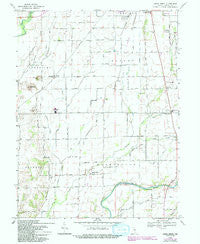 Lewis Creek Indiana Historical topographic map, 1:24000 scale, 7.5 X 7.5 Minute, Year 1968