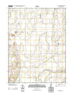 Lewis Creek Indiana Historical topographic map, 1:24000 scale, 7.5 X 7.5 Minute, Year 2013