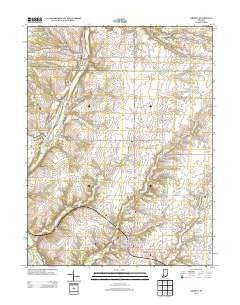 Liberty Indiana Historical topographic map, 1:24000 scale, 7.5 X 7.5 Minute, Year 2013