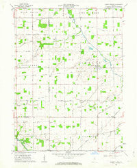 Liberty Center Indiana Historical topographic map, 1:24000 scale, 7.5 X 7.5 Minute, Year 1962