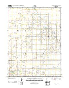 Liberty Center Indiana Historical topographic map, 1:24000 scale, 7.5 X 7.5 Minute, Year 2013