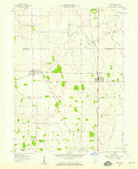 Linden Indiana Historical topographic map, 1:24000 scale, 7.5 X 7.5 Minute, Year 1958