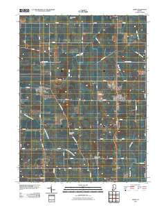 Linden Indiana Historical topographic map, 1:24000 scale, 7.5 X 7.5 Minute, Year 2010