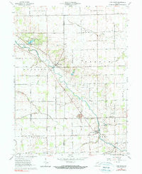 Linn Grove Indiana Historical topographic map, 1:24000 scale, 7.5 X 7.5 Minute, Year 1962