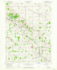 Linn Grove Indiana Historical topographic map, 1:24000 scale, 7.5 X 7.5 Minute, Year 1962