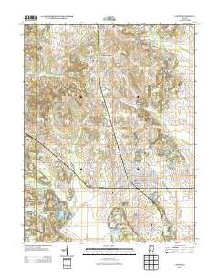 Linton Indiana Historical topographic map, 1:24000 scale, 7.5 X 7.5 Minute, Year 2013