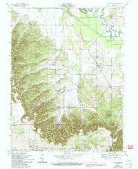 Little York Indiana Historical topographic map, 1:24000 scale, 7.5 X 7.5 Minute, Year 1958