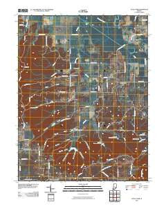 Little York Indiana Historical topographic map, 1:24000 scale, 7.5 X 7.5 Minute, Year 2010