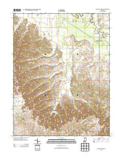 Little York Indiana Historical topographic map, 1:24000 scale, 7.5 X 7.5 Minute, Year 2013