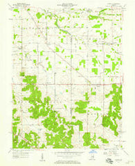 Livonia Indiana Historical topographic map, 1:24000 scale, 7.5 X 7.5 Minute, Year 1957