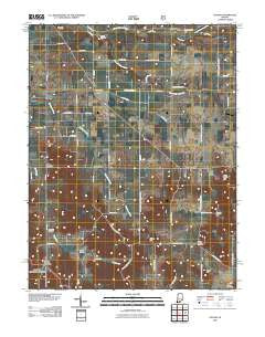 Livonia Indiana Historical topographic map, 1:24000 scale, 7.5 X 7.5 Minute, Year 2010