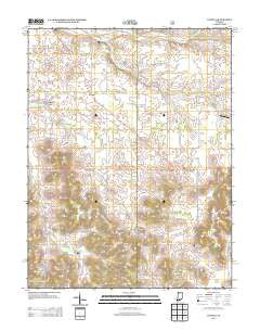 Livonia Indiana Historical topographic map, 1:24000 scale, 7.5 X 7.5 Minute, Year 2013