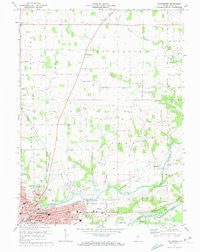 Logansport Indiana Historical topographic map, 1:24000 scale, 7.5 X 7.5 Minute, Year 1972
