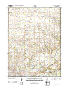Logansport Indiana Historical topographic map, 1:24000 scale, 7.5 X 7.5 Minute, Year 2013