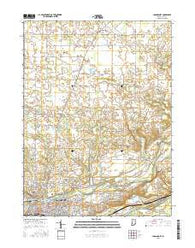 Logansport Indiana Current topographic map, 1:24000 scale, 7.5 X 7.5 Minute, Year 2016