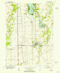 Lowell Indiana Historical topographic map, 1:24000 scale, 7.5 X 7.5 Minute, Year 1953