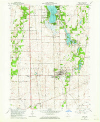 Lowell Indiana Historical topographic map, 1:24000 scale, 7.5 X 7.5 Minute, Year 1962