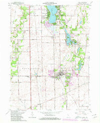 Lowell Indiana Historical topographic map, 1:24000 scale, 7.5 X 7.5 Minute, Year 1962