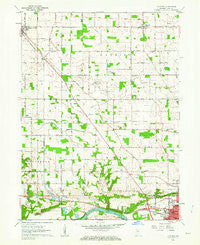 Lucerne Indiana Historical topographic map, 1:24000 scale, 7.5 X 7.5 Minute, Year 1960