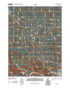 Lucerne Indiana Historical topographic map, 1:24000 scale, 7.5 X 7.5 Minute, Year 2010