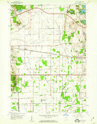 Lydick Indiana Historical topographic map, 1:24000 scale, 7.5 X 7.5 Minute, Year 1958