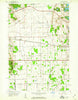 Lydick Indiana Historical topographic map, 1:24000 scale, 7.5 X 7.5 Minute, Year 1958
