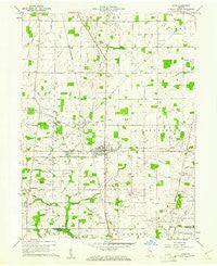 Lynn Indiana Historical topographic map, 1:24000 scale, 7.5 X 7.5 Minute, Year 1960