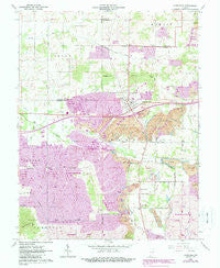 Lynnville Indiana Historical topographic map, 1:24000 scale, 7.5 X 7.5 Minute, Year 1960