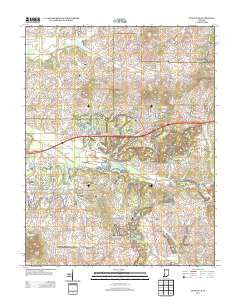 Lynnville Indiana Historical topographic map, 1:24000 scale, 7.5 X 7.5 Minute, Year 2013