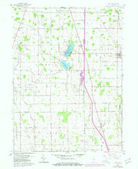 Macy Indiana Historical topographic map, 1:24000 scale, 7.5 X 7.5 Minute, Year 1960