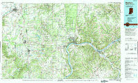 Madison Indiana Historical topographic map, 1:100000 scale, 30 X 60 Minute, Year 1990