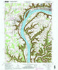 Madison West Indiana Historical topographic map, 1:24000 scale, 7.5 X 7.5 Minute, Year 1964