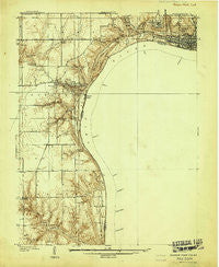 Madison West Indiana Historical topographic map, 1:24000 scale, 7.5 X 7.5 Minute, Year 1939