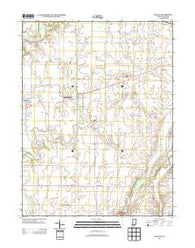 Manilla Indiana Historical topographic map, 1:24000 scale, 7.5 X 7.5 Minute, Year 2013