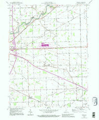 Maples Indiana Historical topographic map, 1:24000 scale, 7.5 X 7.5 Minute, Year 1992