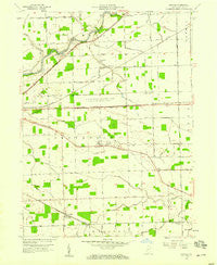 Maples Indiana Historical topographic map, 1:24000 scale, 7.5 X 7.5 Minute, Year 1957