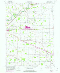 Maples Indiana Historical topographic map, 1:24000 scale, 7.5 X 7.5 Minute, Year 1957