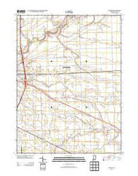 Maples Indiana Historical topographic map, 1:24000 scale, 7.5 X 7.5 Minute, Year 2013