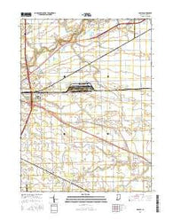 Maples Indiana Current topographic map, 1:24000 scale, 7.5 X 7.5 Minute, Year 2016