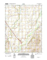 Marietta Indiana Historical topographic map, 1:24000 scale, 7.5 X 7.5 Minute, Year 2013
