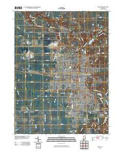 Marion Indiana Historical topographic map, 1:24000 scale, 7.5 X 7.5 Minute, Year 2010
