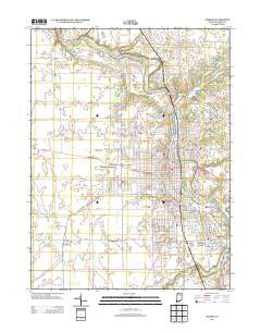 Marion Indiana Historical topographic map, 1:24000 scale, 7.5 X 7.5 Minute, Year 2013
