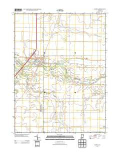 Markle Indiana Historical topographic map, 1:24000 scale, 7.5 X 7.5 Minute, Year 2013