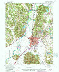 Martinsville Indiana Historical topographic map, 1:24000 scale, 7.5 X 7.5 Minute, Year 1965