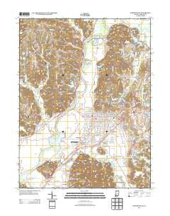 Martinsville Indiana Historical topographic map, 1:24000 scale, 7.5 X 7.5 Minute, Year 2013